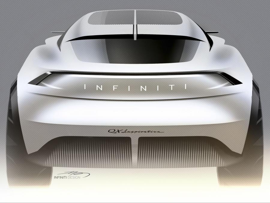 Эскиз Infiniti QX Inspiration 2019 года  (фото 142 из 159)